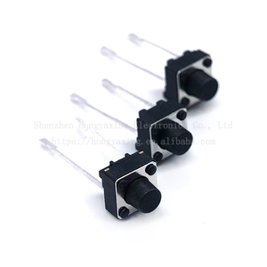 Işık dokunmatik anahtarı 6*6*5mm orta iki pin anahtarı orta uzun pin 6*6 mikro anahtarı 13.5 uzun pin düğmesi
