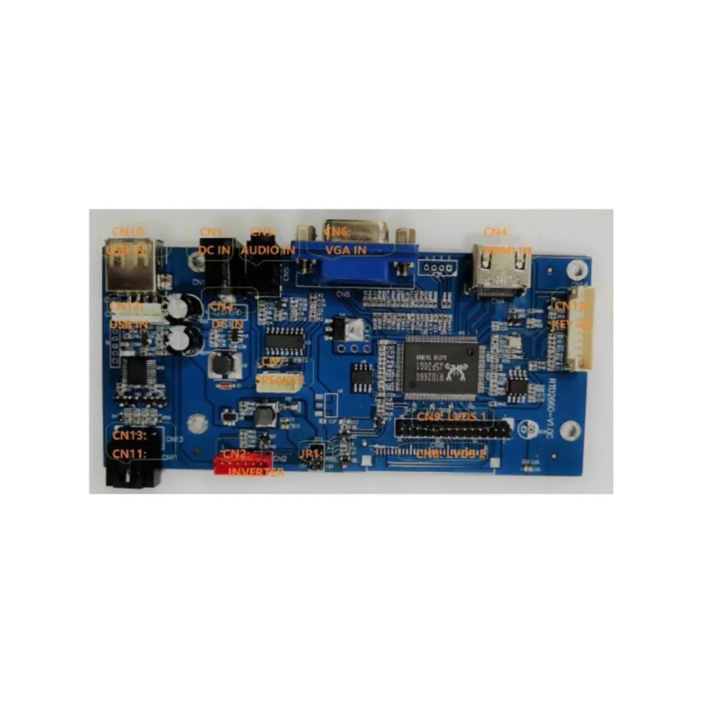 Thâm quyến fangxian tùy chỉnh phổ Multilayer PCB LCD Bo mạch chủ Màn hình LCD VGA Bảng điều khiển và HD mi Board