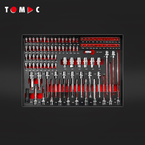 TOMAC 7抽屉重型工具柜，带工具大型滚动柜，包括6个抽屉中的258PCS工具 - Product Image 3