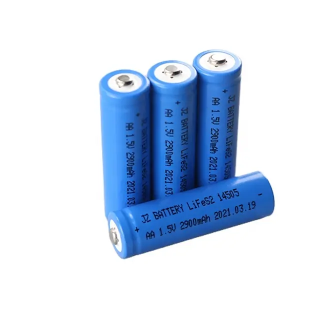Batterie pour jouets, lithium fer, haute qualité, FR6 AA 14505 1.5v 2900mAh