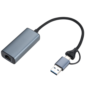 Ethernet <strong>Adapter</strong> 2in1 USB Type C 2.5G Ethernet <strong>Adapter</strong> Hub RJ45 Lan <strong>Adapter</strong> for 10/100/1000/2500Mbps for <strong>Computer</strong> - Product Image 3
