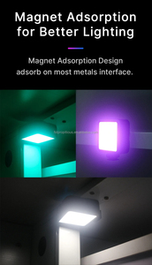 Ulanzi VL49 Mini RGB ayarlanabilir LED Video işığı ile 360 rotasyon montaj dirseği şarj edilebilir DSLR SLR cep taşınabilir dolgu işığı - Product Image 6