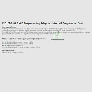 PIC ICD2 PICKit 2 PICKIT 3 adattatore di programmazione PICKIT2 PICKIT3 sede programmatore universale - Product Image 4