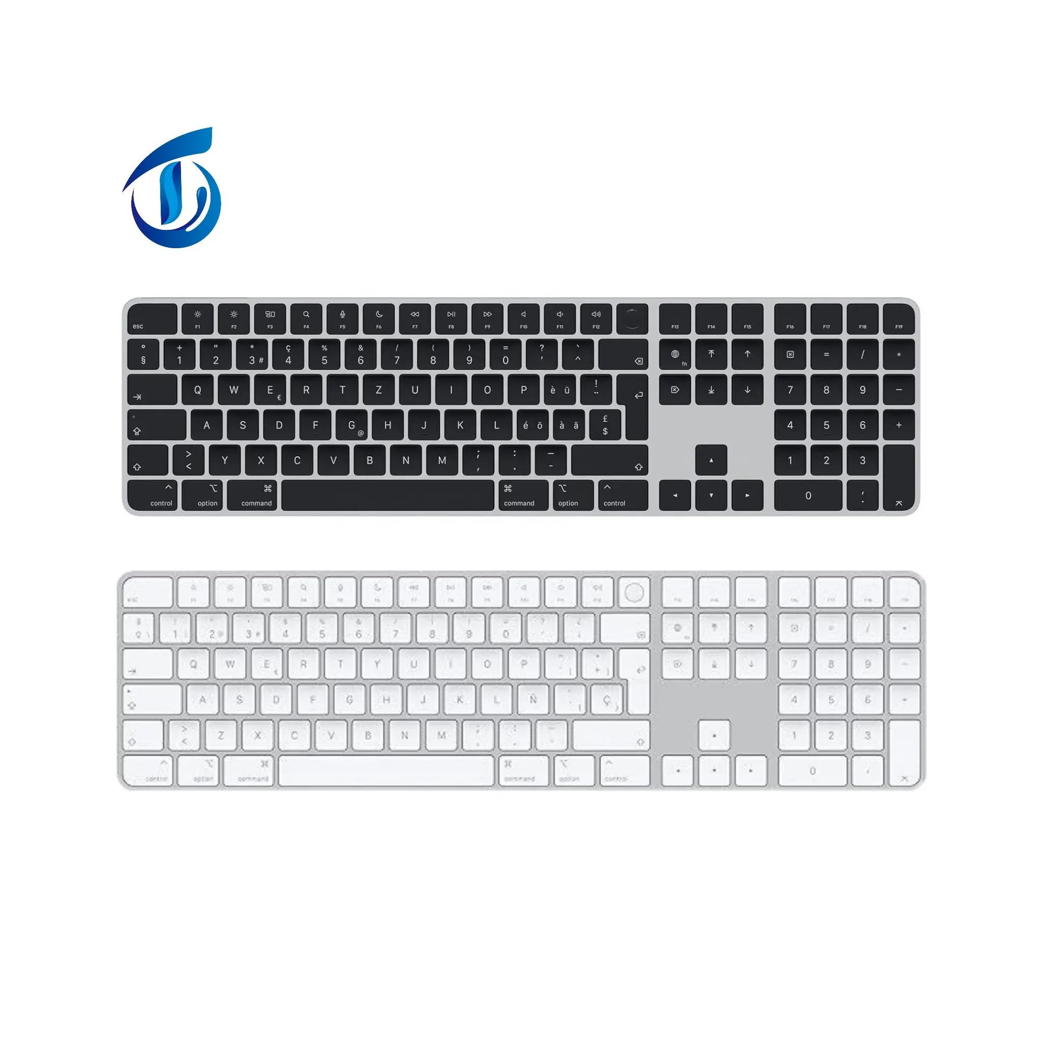 Original neue magische Tastatur A1644 A2449 A2450 A2520 Für iMac-Tastatur Mit Touch-ID US/UK/ERO Mix 7-Farben-Tastatur