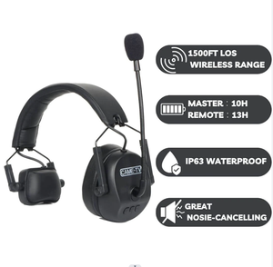Sistema de árbitro de intercomunicación inalámbrico Auriculares de comunicación Radio bidireccional para deportes - Product Image 2