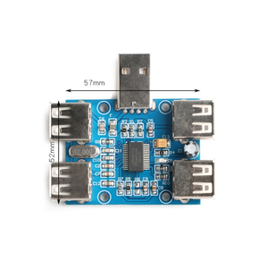DC 5V USBハブUSB2.0 USBHUBコンセントレーター4-メスUSB拡張ボードモジュール4 USB拡張インターフェース4ポートコントローラ - Product Image 3