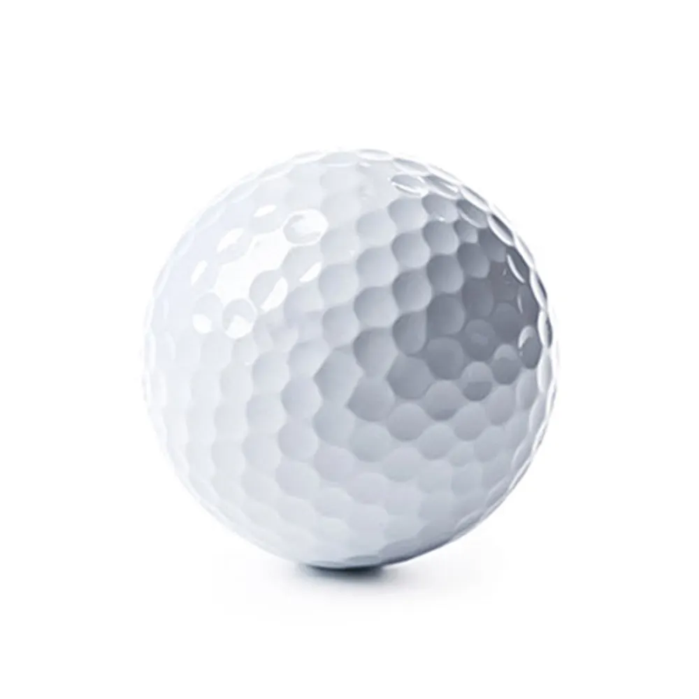 Pelota de golf blanca con logotipo personalizado, barata, venta al por mayor