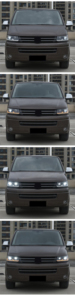 Tam <span class=keywords><strong>LED</strong></span> farlar 2011-2015 Volkswagen Transporter <span class=keywords><strong>VW</strong></span> T 5 far tak ve oynamak için Volkswagen T5 için kafa lambası