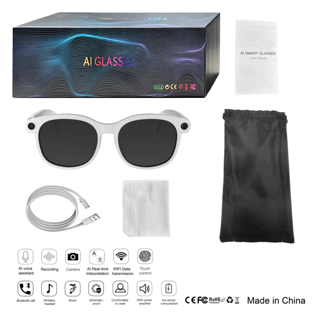 White sunglasses