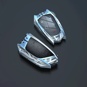 เคสฝาครอบกุญแจโลหะพร้อมพวงกุญแจใช้ได้กับ Chevrolet Corvette 2020-2025ปุ่ม6ปุ่ม7ปุ่ม - Product Image 6