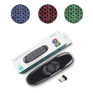 C120 Colorful Backlit Mini <strong>Keyboard</strong> Rechargeable Multi-function Keys IR 2.4G 6-Axis Air <strong>Mouse</strong> TV Box <strong>Using</strong> Remote Controller - Product Image 3