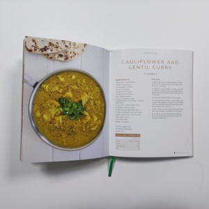 工厂定制尺寸彩色食品食谱/小册子/食谱/餐厅菜单印刷 - Product Image 3
