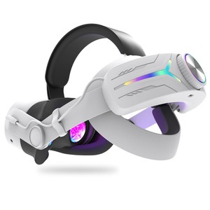VR Head Strap for Meta <strong>Quest</strong> 3 and Quest3S with 12000 MAh Battery USB Fast Charge with RGB Light Quest3s Accessories Wholesale - Product Image 4