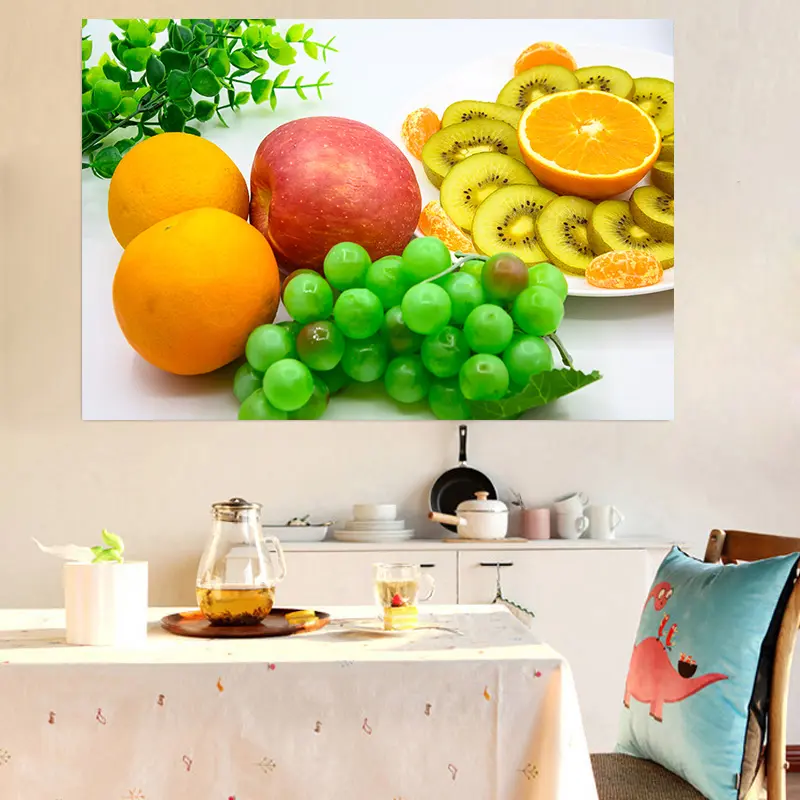 Cucina moderna ristorante frutta e verdura Nordic minimalismo tela pittura Wall Art Poster stampa immagine decorazione della casa