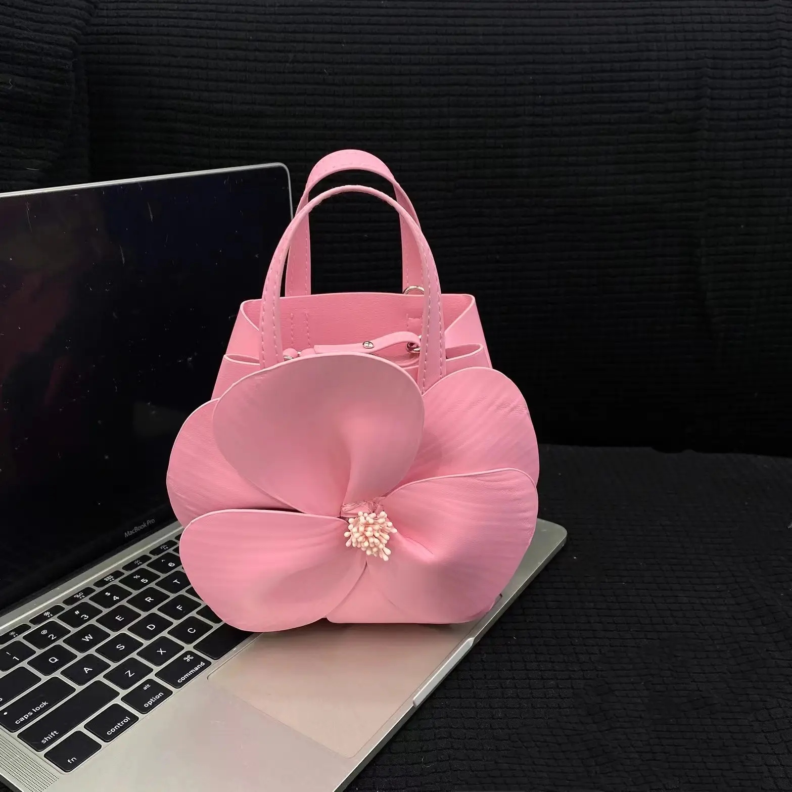 2024 primavera nuevo diseño pétalo flor bolso de mano monedero señoras creativas bolsos de hombro cruzados para mujeres