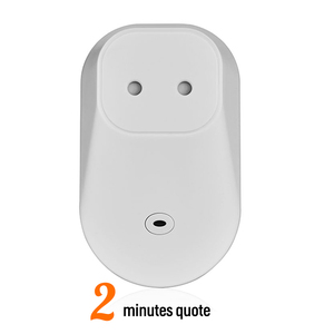 Factory Supply Wifi Smart Plug Mini Power Universal Male Female Plug and Socket Box Wireless Electrical Smart Socket Shell - Product Image 1