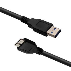 สาย USB 3.0 Micro B 5GB สายพ่วงการถ่ายโอนข้อมูล10-pin สาย PVC สำหรับ HDD เคส SSD ฮาร์ดดิสก์สำหรับไมโครโฟนลำโพง - Product Image 3