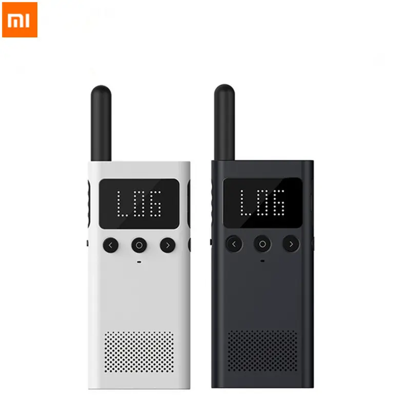 Original Xiaomi Mijia Smart Walkie Smart Talkie mit FM-Radio-Lautsprecher Standby Smartphone APP Standort Teilen Fast Team Talk neu