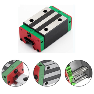 DALIAN CHINA High Series Carril deslizante lineal Guía CNC HGH HGW25LA HGW30LA HGW35LA HGW45LA Buje de bolas de acero Rodamientos lineales - Product Image 3