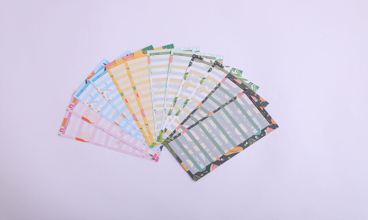 12pcs feuille de budget Fruits-02