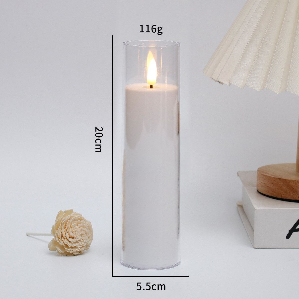 5.5*20cm white