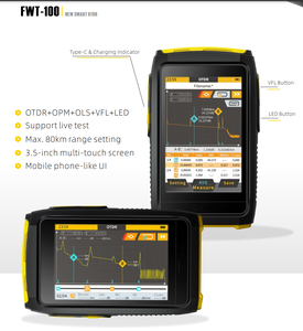 Novo Mini OTDR SL-100 Ativo 1550nm 20dB Reflectômetro de Fibra Óptica Testador de Fibra SC Teste Ao Vivo FTTH Wi-Fi OPM VFL OLS IOLA - Product Image 5