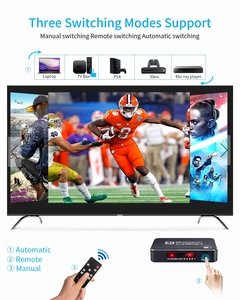 <strong>5</strong> In <strong>1</strong> Out 4K HDR 2.0 Switcher 5X1 <strong>5</strong> Ports 4K 60Hz <strong>Switch</strong> With IR Remote Control HDCP 2.2 10 Converter For PS4 <strong>5</strong> - Product Image 6
