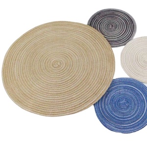 桌布垫日本风格编织圆形桌垫餐桌接受定制 - Product Image 2