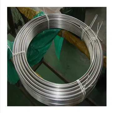 Tubo de acero inoxidable de soldadura, bobina 316, tubo de bobina de acero inoxidable, intercambiador de calor