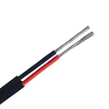 TUV Certified Twin Core 62930 IEC 131 2*6mm2 Flexible Tinned Copper 1KV AC/1.5KV DC Solar Cable for Photovoltaic