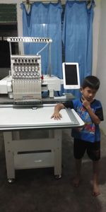Nuevo máquina de bordado de DAHAO sistema de Control por computadora Original con Software de digitalización de alta velocidad
