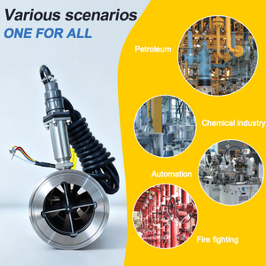 Customizable OEM 2 Inch 1 Inch Variable Area Water/Oil/Liquid Flowmeter Pulse Signal Clamp-On Connection SS304 Material High - Product Image 5