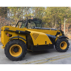 Dört tekerlekli direksiyon Epa dizel motor teleskopik işleyici 3Ton 4 Ton Telehandler teleskopik yükleyici 4Wd ön yükleyici - Product Image 1