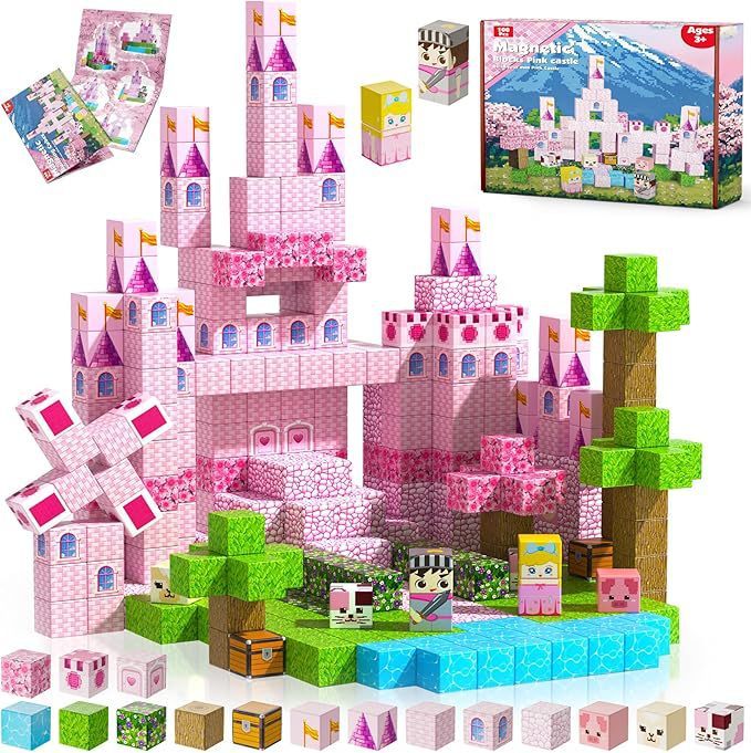 10 à 100 pièces de château rose