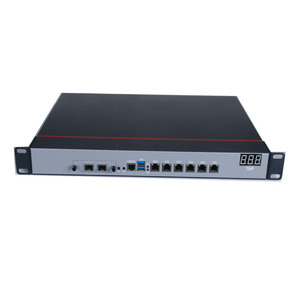 H81 1U Rack Mount Server 6LAN 2.5G 2 SFP Firewall PC LGA946 unterstützt 4. i3 i5 i7 CPU Networking Security Appliance - Product Image 2