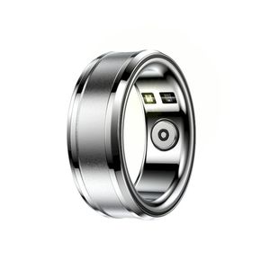 Hot Selling <strong>R3</strong> Smart Ring Stainless Steel Health Monitor <strong>Remote</strong> Heart Rate Blood Oxygen Sleep Exercise Call Tracking Android - Product Image 4