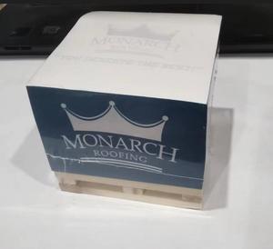 定制个人标志笔记立方体托盘迷你纸质备忘录立方体促销便签 - Product Image 1