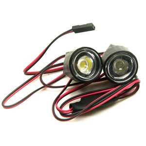 <strong>New</strong> 1W/3W 3D Printer Head LED Light Night Navigation Searchlight <strong>Bright</strong> Signal Headlight Flashing Lamp for 1/10 <strong>RC</strong> Mode Car - Product Image 4
