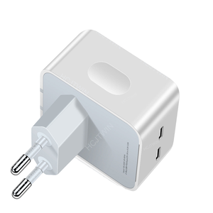 PD40W ab/abd/İngiltere hızlı şarj şarj Apple cep telefonu şarj için uygun çift C Port 40W çift hat çıkışı şarj kafası - Product Image 1