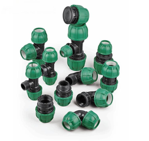 Factory Customized PP Compression Fitting/<strong>Equal</strong> Tee/Elbow /End <strong>Cap</strong> for Watering Irrigation DN50 MDT - Product Image 4