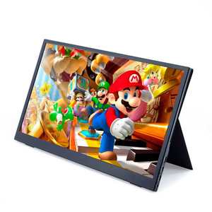 Monitor de ordenador pantalla LCD 15,6 pulgadas 4K de Monitor portátil para Xbox Ps4 interruptor de la PC del teléfono celular portátil