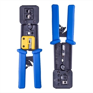 YTH 376Z เครื่องมือเหล็กสายเคเบิลมัลติฟังก์ชั่น,เครื่องตัดสายไฟ RJ11 RJ45 6P 8P EZ Pass ผ่านคีมเครือข่ายเครื่องมือจีบ - Product Image 3