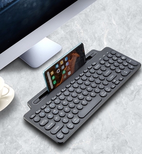 Modo dual BT y teclado portátil 2,4G con ranura para tarjeta y panel táctil - Product Image 5