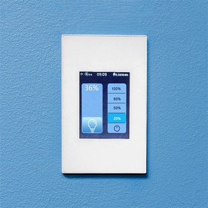 Interruptor de atenuación de pantalla táctil LCD Lanbon US CE FCC interruptor de luz Wifi automatización del hogar inteligente sistema Tuya Smart Life HomeKit - Product Image 2
