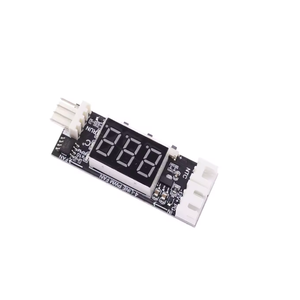 DC 12V 4線PWMファンスピードコントローラデジタルディスプレイ温度ガバナーサポート3Aオン/オフ制御電子モジュールキット - Product Image 5