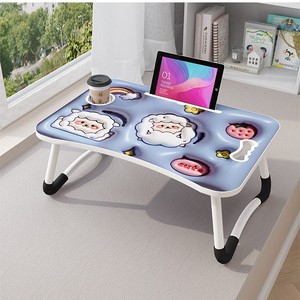 Scrivania in metallo allungabile regolabile semplice Design Computer tavolo per piccoli spazi per il letto a rolleway bovindo Home Office - Product Image 3
