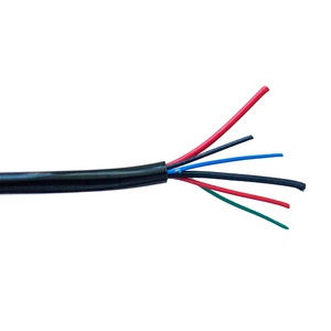 Thermoplastic Polyurethane TPU PUR PU Double Sheathed Shielded Towline Cable 3 Core 0.25mm2 <strong>0.5mm2</strong> square <strong>Wire</strong> for Drag Chain - Product Image 6