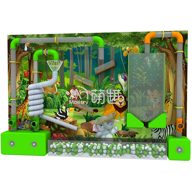 Jeu de mur de science thème forêt et jungle