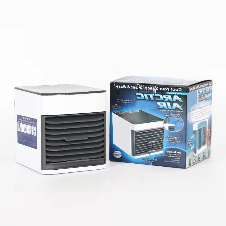Aire acondicionado portátil Humidificador doméstico Mini purificador de aire USB Ventilador de refrigeración de aire de escritorio Productos electrónicos promocionales