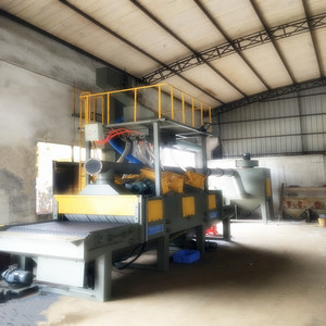 4*7.5kw makaralı konveyör ile düşük gürültü kumlama makinesi tipi taş bilyeli temizleyici - Product Image 4